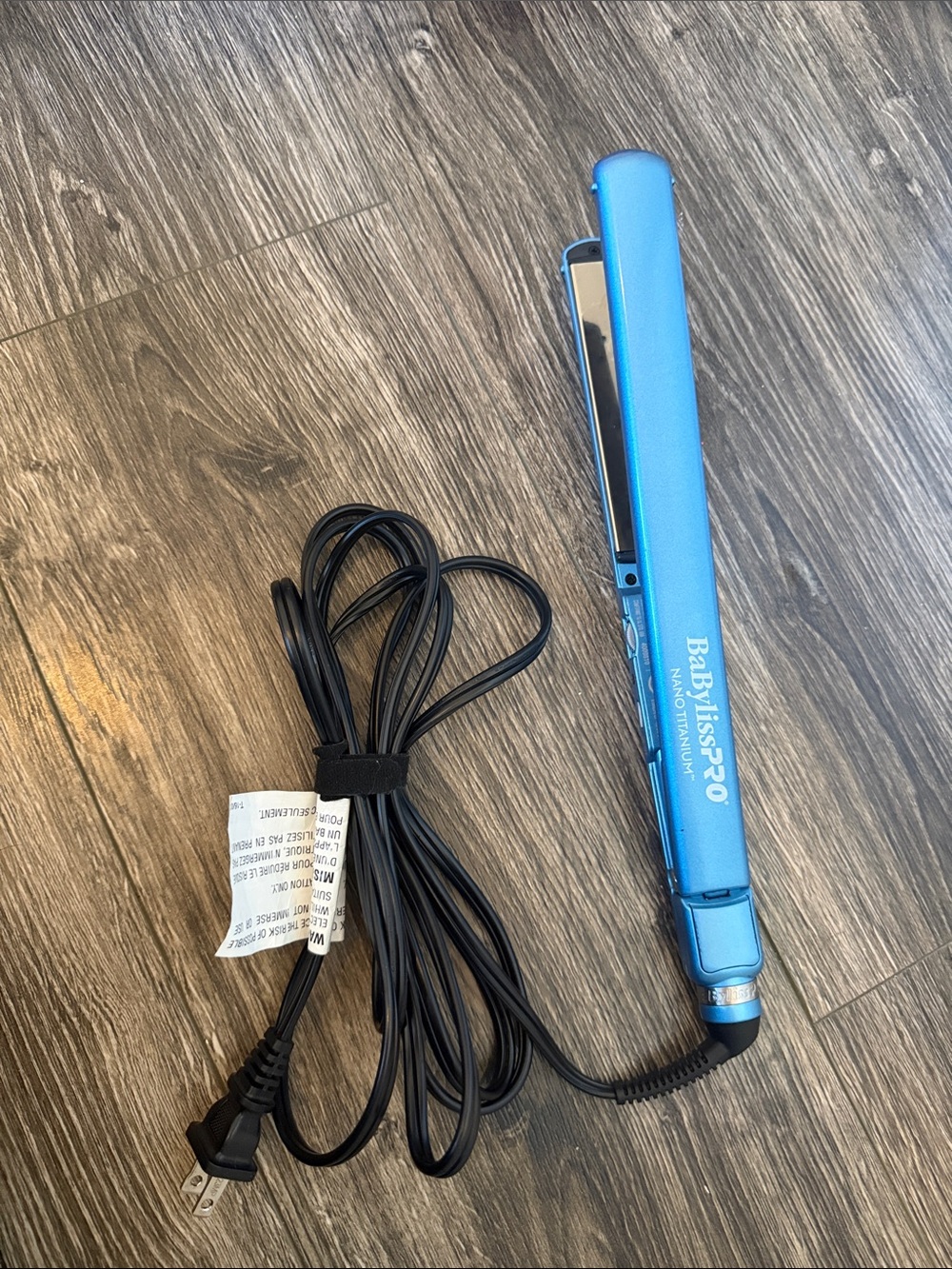 BaBylissPRO Blue Nano Titanium Hair Straightener - Women Hair Tool